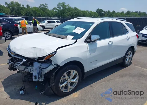 2018 Chevrolet Equinox Premier z USA, uszkodzony, nr VIN 3GNAXMEV8JS595483